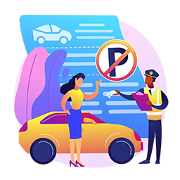 no parking zone illustration